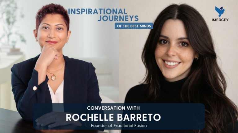 Podcast Ep.27- Story of curiosity, adaptability, and a willingness to embrace opportunities beyond original plan with Rochelle Barreto